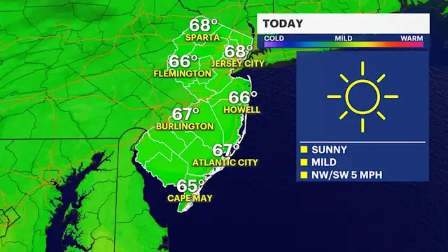 Video thumbnail for Beautiful Sunday ahead with abundant sunshine, mild temperatures