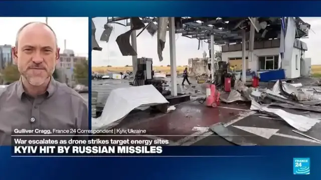 Video thumbnail for 11 injured in overnight Russian missile and drone strikes on Kyiv