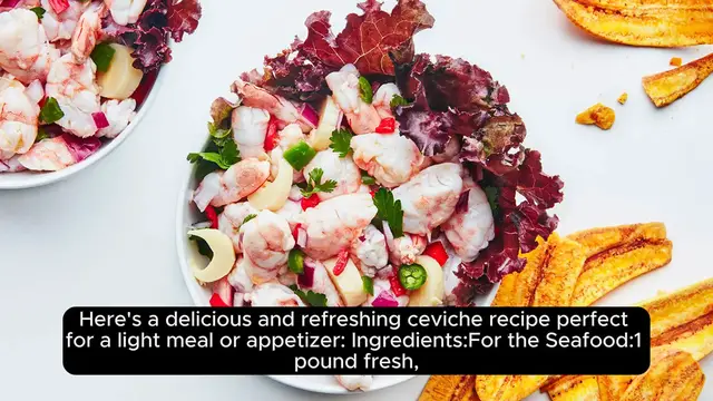 Video thumbnail for Ceviche recipe