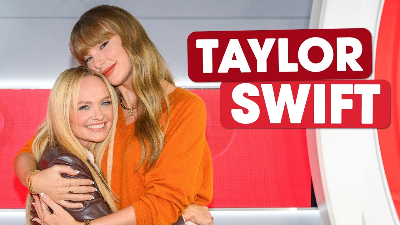 Video thumbnail for Taylor Swift fangirls over Emma Bunton and reveals her hen do plans!