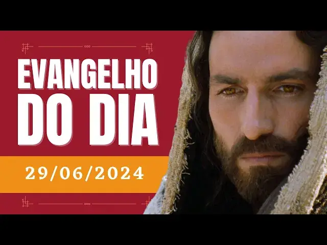 'Video thumbnail for Evangelho do dia - sábado, 29 de junho de 2024 - Mateus 8,5-17 - Bíblia Católica'