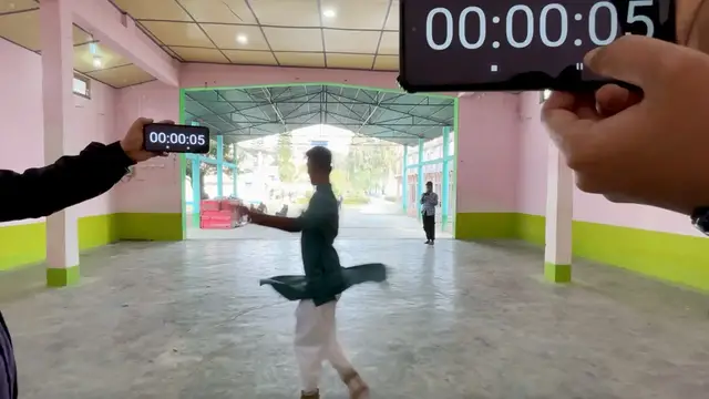 'Video thumbnail for Most kathak spins in 30 seconds - 68 by Jyoti Mondal'
