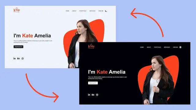 Video thumbnail for How To Make Website DARK MODE _ Dark Theme Website Design Using HTML, CSS & JS