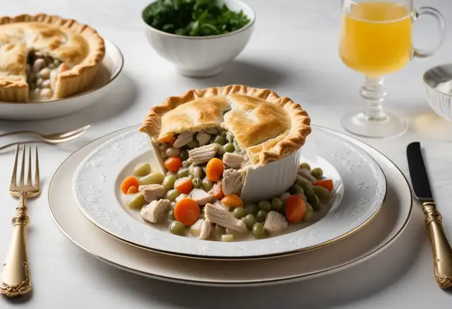 Video thumbnail for Biscuit Chicken Pot Pie