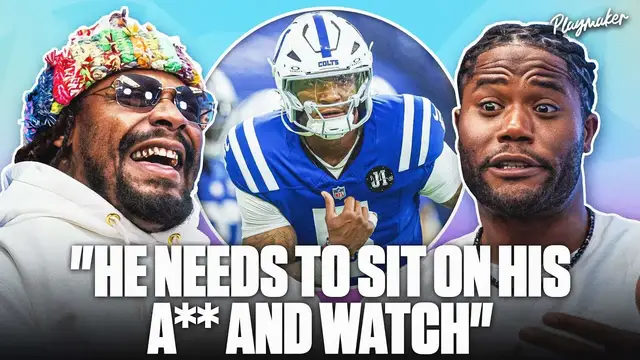 'Video thumbnail for Marshawn Had Some Harsh Words For Anthony Richardson W/ Mike'