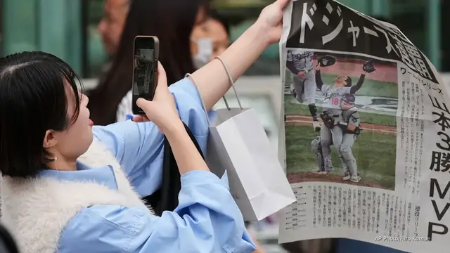 'Video thumbnail for Dodgers’ extra-innings win sparks celebration and pride across Tokyo'
