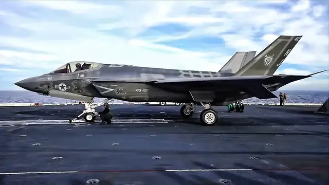 'Video thumbnail for F-35C Strike Fighters Launch & Land Aboard USS Carl Vinson'