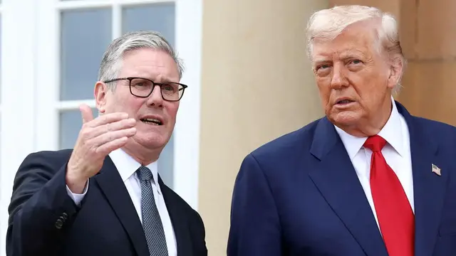 'Video thumbnail for US President Trump arrives in the UK for unprecedented second state visit'