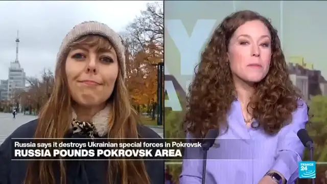 'Video thumbnail for Ukraine deploys special forces to the eastern city of Pokrovsk after a Russian assault'