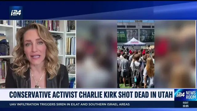 'Video thumbnail for Conservative activist Charlie Kirk shot dead in Utah'