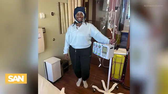 'Video thumbnail for Father and daughter beat breast cancer together'