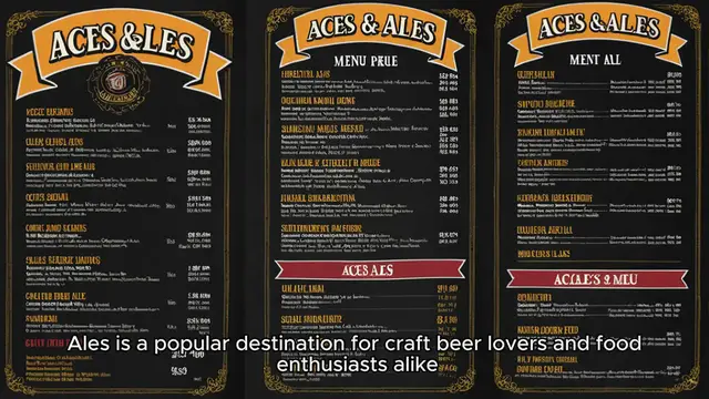 'Video thumbnail for Aces & Ales Menu Price Overview'