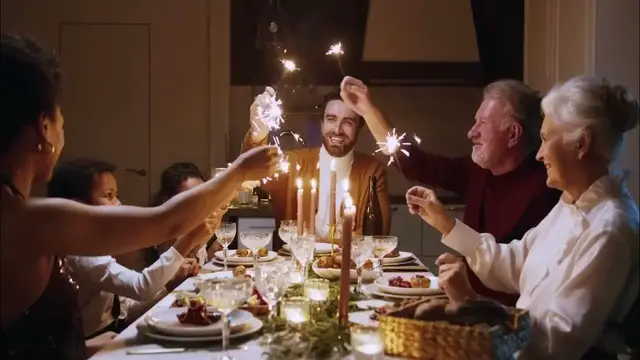 Video thumbnail for Dinner Stock Footage  Videos