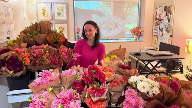 Video thumbnail for Jersey Proud: Turning storm-bound flowers into smiles