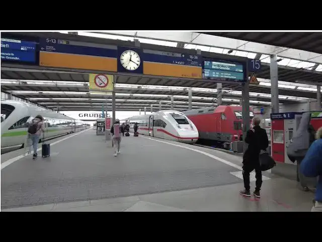 Video thumbnail for Train From Munich Germany to Zurich Switzerland