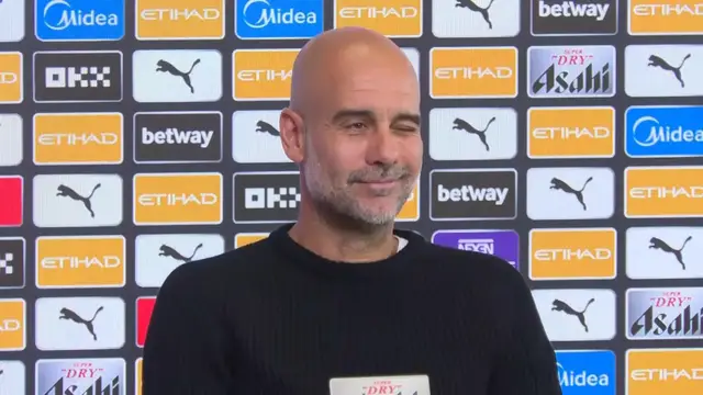 'Video thumbnail for 'He's so tall, he so huge!' Guardiola on new signing Donnarumma'