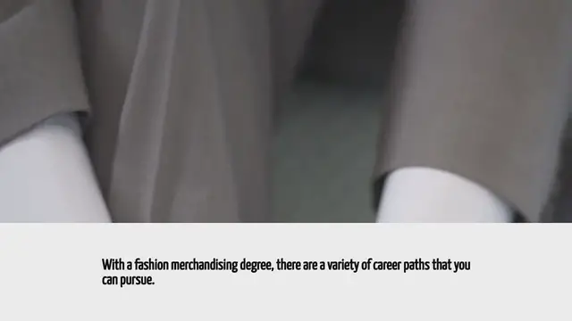Video thumbnail for What Can You Do With Fashion Merchandising Degree