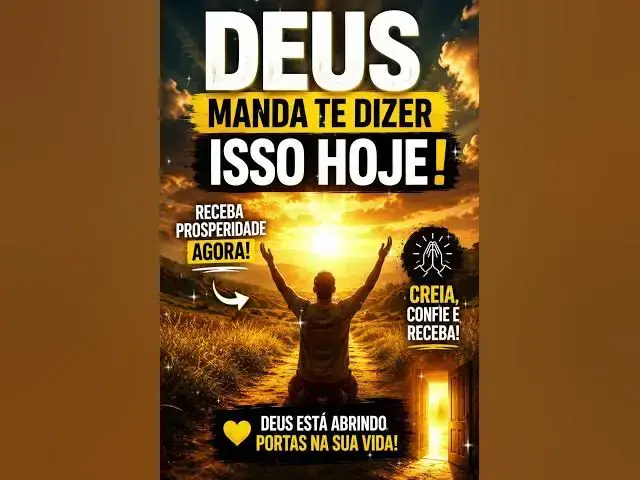 Video thumbnail for DEUS MANDA TE DIZER ISSO HOJE