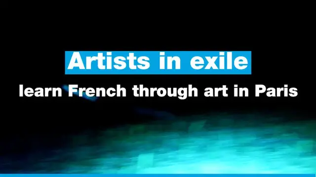 'Video thumbnail for Artists in exile learn French through art in Paris'