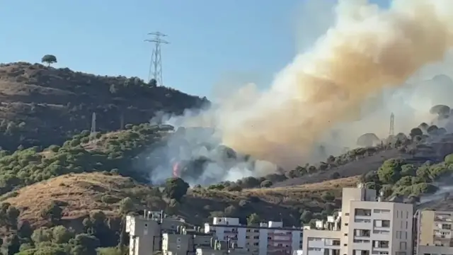Video thumbnail for Spain: Wildfire Near Barcelona Forces Residents to Evacuate, Shelter 2.