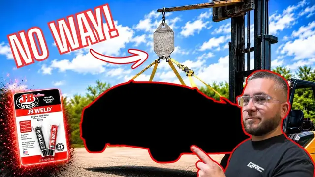 Video thumbnail for JB Weld Strength Test: Can It Lift a Blackwing?!