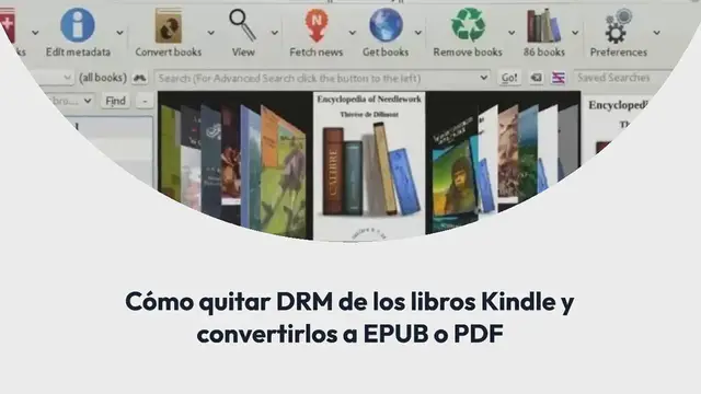 Video thumbnail for Cómo quitar DRM de los libros Kindle y convertirlos a EPUB o PDF