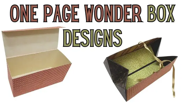 Video thumbnail for One Page Wonder Box Designs