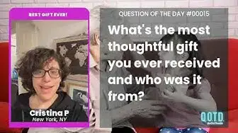 Video thumbnail for Cristina's girlfriend got her a hand-carved map. Thank you Etsy!