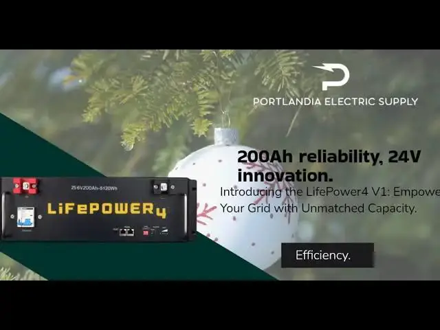 Video thumbnail for EG4 Electronics LifePower4 V1 24V 200AH Server Rack Battery