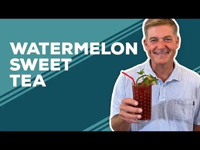 Video thumbnail for Love & Best Dishes: Watermelon Sweet Tea Recipe | Summer Drink Ideas