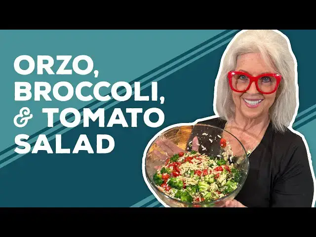 Video thumbnail for Love & Best Dishes: Orzo, Broccoli, and Tomato Salad Recipe | Vegetable Side Dishes