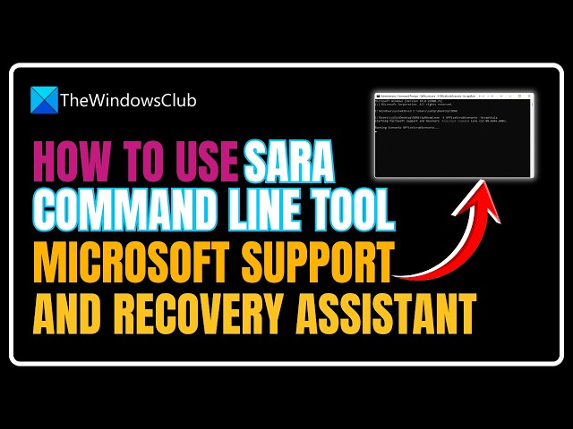 Video thumbnail for How to use command-line Microsoft Support and Recovery Assistant