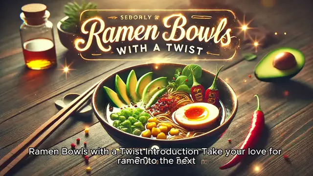 'Video thumbnail for Ramen Bowls with a Twist'