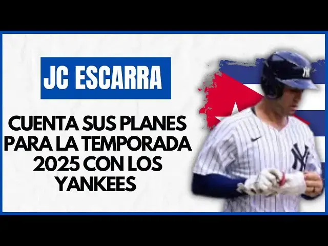 Video thumbnail for JC ESCARRA habla sobre sus aspiraciones para la Temporada 2025