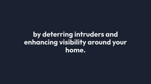 Video thumbnail for Outdoor Security Lighting