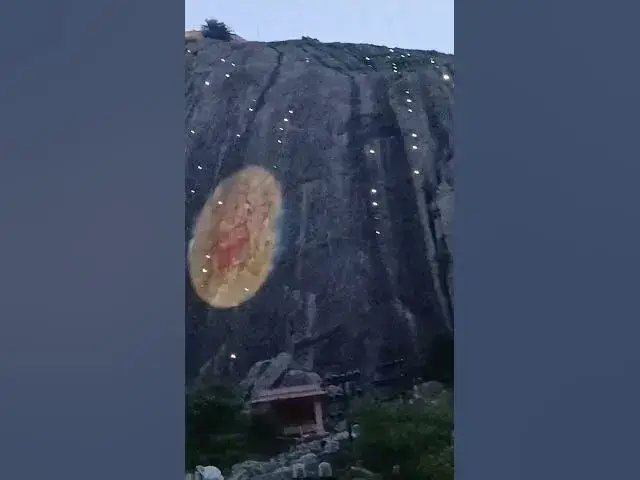 Video thumbnail for Ambaji laser show Ma Amba  Gabar Darshan