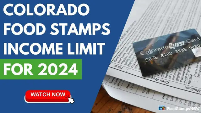 Video thumbnail for Colorado Food Stamp Income Limits for 2024