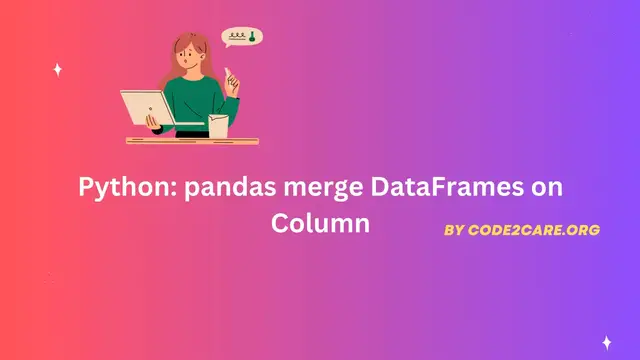 Video thumbnail for Python pandas merge DataFrames on Column