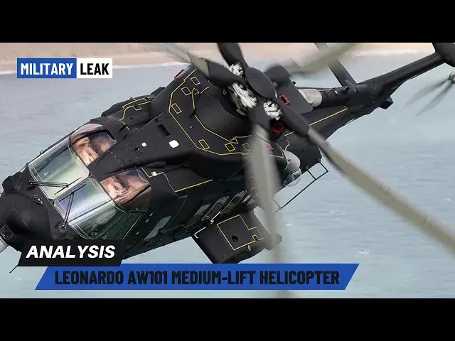 Video thumbnail for Leonardo AW101 Medium-lift Helicopter #helicopter #aircraft