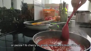 'Video thumbnail for Roasted Tomato and Burrata Pasta '