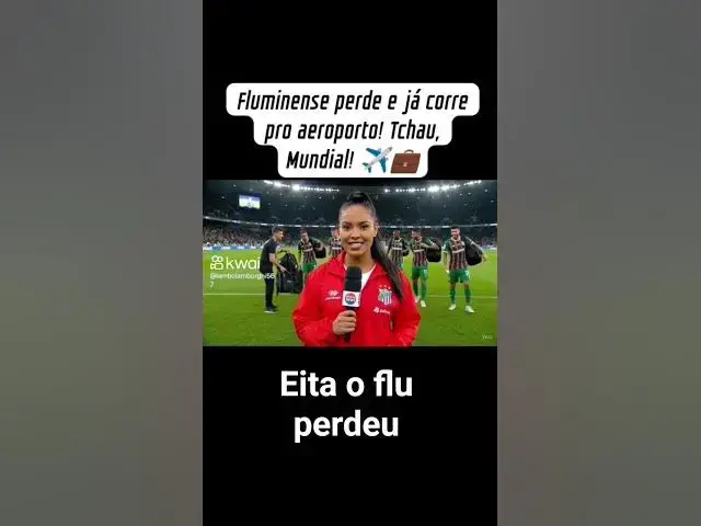 Video thumbnail for Reta acabada para os times time do Brasil flu era o último e perdeu hoje #football #soccerplayer