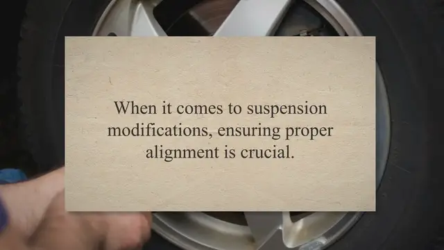Video thumbnail for How to Check for Alignment after Suspension Changes