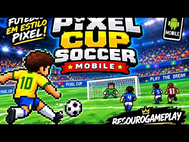 Video thumbnail for Opa rapaziada venho trazer um teste de um game de futebol muito divertido estou falando do pixel Cup