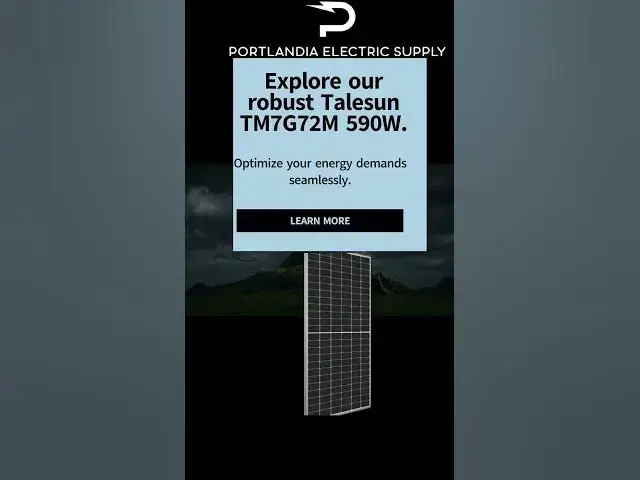 Video thumbnail for Talesun 144 Half Cells Black/Silver 590w Solar Panel – TM7G72M 590W