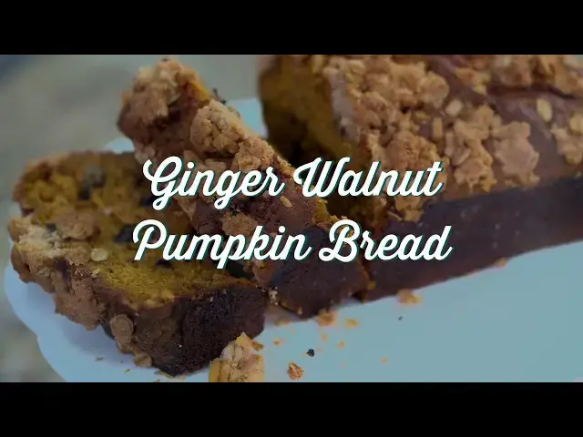 Video thumbnail for Ginger Walnut Pumpkin Bread Recipe - Paula Deen at the Southern Table