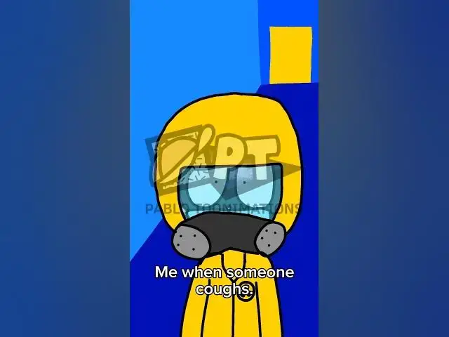 'Video thumbnail for When someone coughs #shorts #animation'