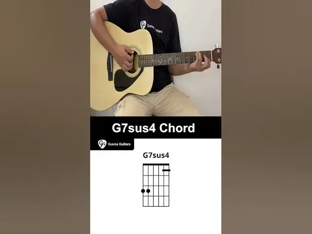 Video thumbnail for How To Play The G7sus4 Chord On Guitar - Guvna Guitars