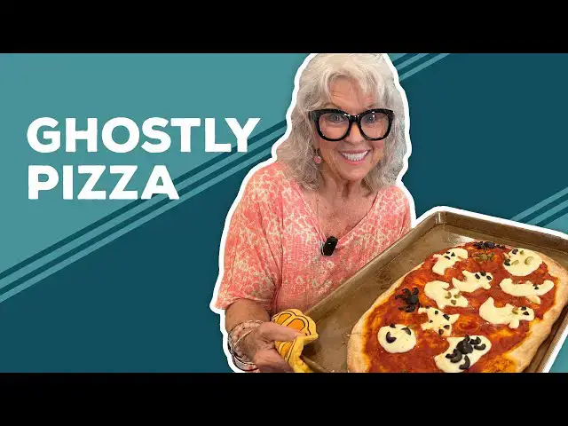 Video thumbnail for Love & Best Dishes: Ghostly Pizza Recipe | Halloween Party Food