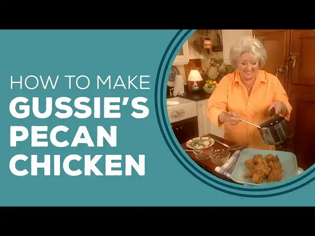 Video thumbnail for Gussie's Pecan Glazed Chicken Recipe - Blast from the Past
