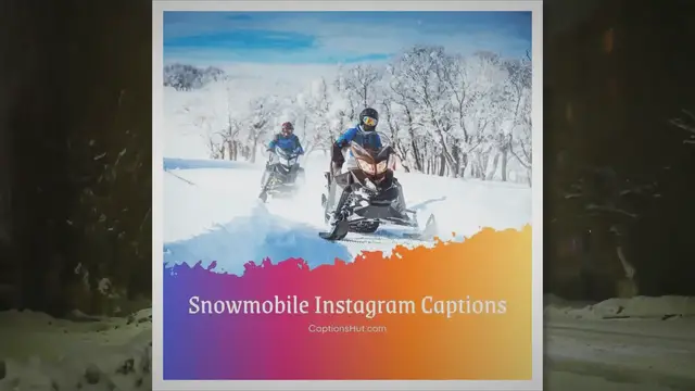 'Video thumbnail for 150+ snowmobile Instagram captions with emojis, Copy-Paste'